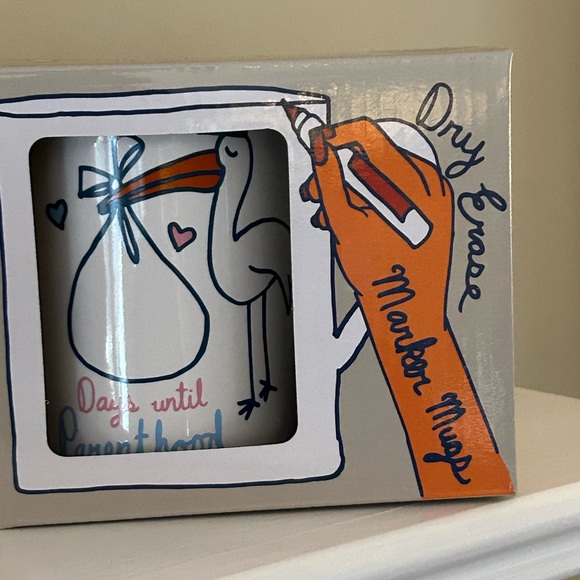 NEW Our Name Is Mud “Days Until Parenthood” Dry Erase Mug - Picture 4 of 8